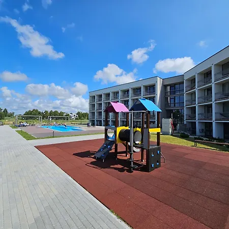 Mindaugo Apartamentai Su Sildomu Baseinu, Sporto Sale, Vaiku Kambariu, Work Zona Połąga