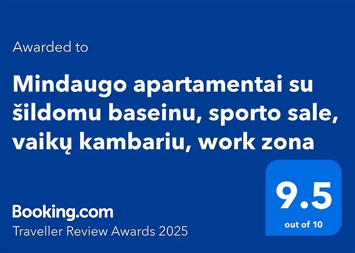 アパート Mindaugo Apartamentai Su Sildomu Baseinu, Sporto Sale, Vaiku Kambariu, Work Zona